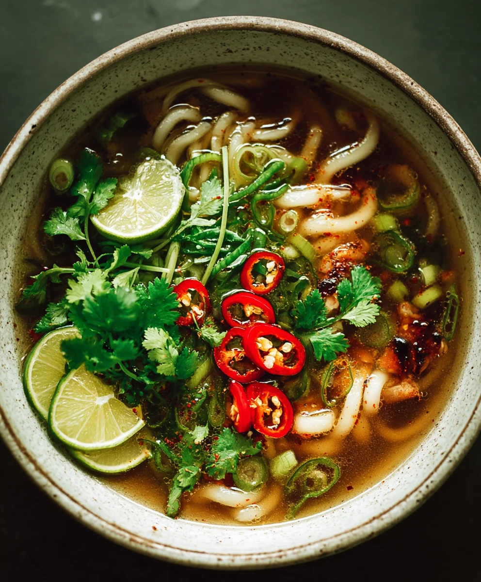 Spicy Garlic Chicken Broth - Easy & Flavorful Recipe