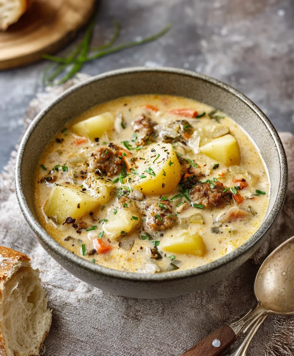 Hearty Potato Beef Chowder - Easy Comfort Food