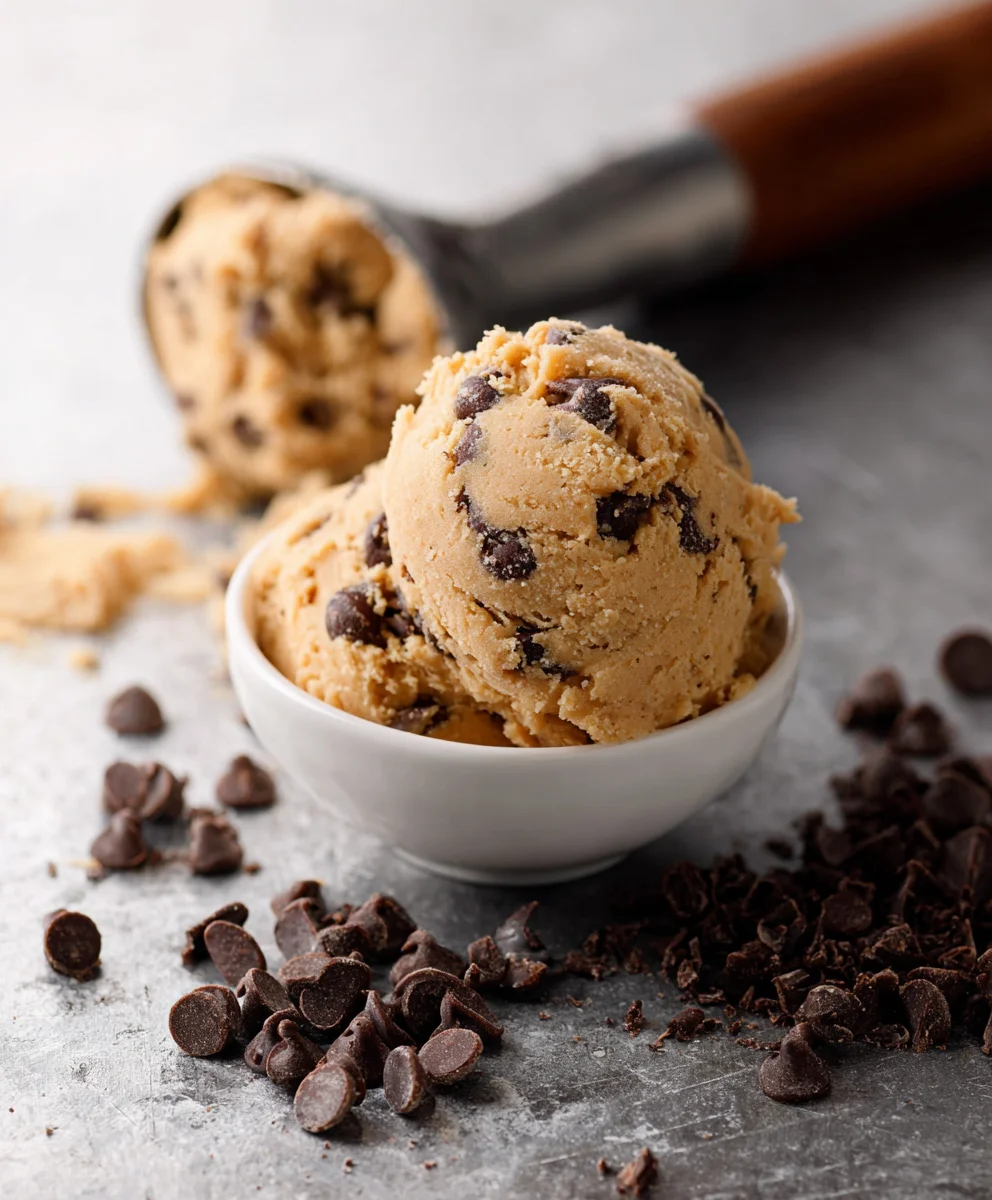 Edible Chocolate Chip Cookie Dough-Safe-Delicious