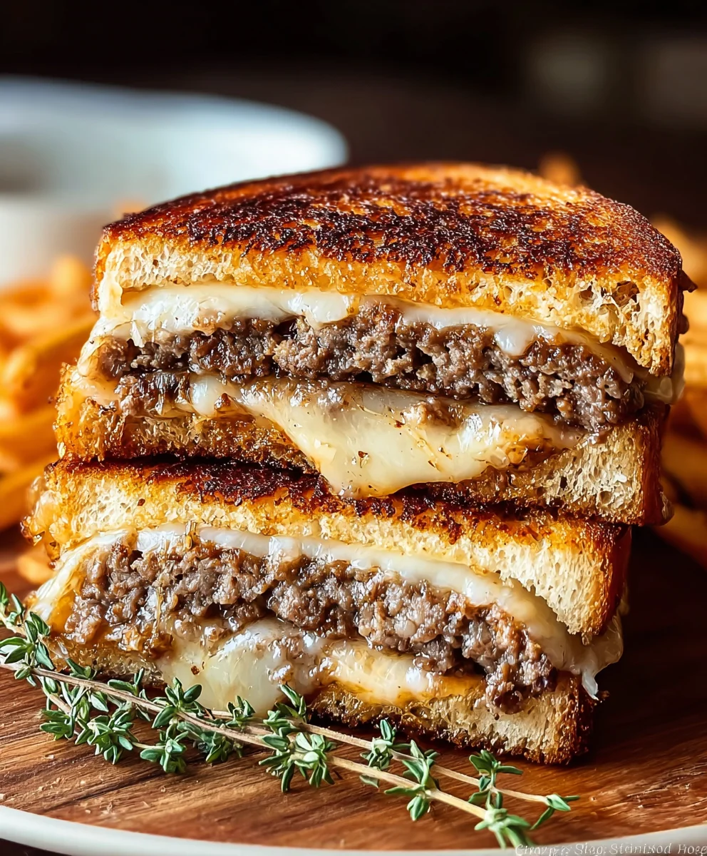 Classic Beef Patty Melt- A Diner Favorite