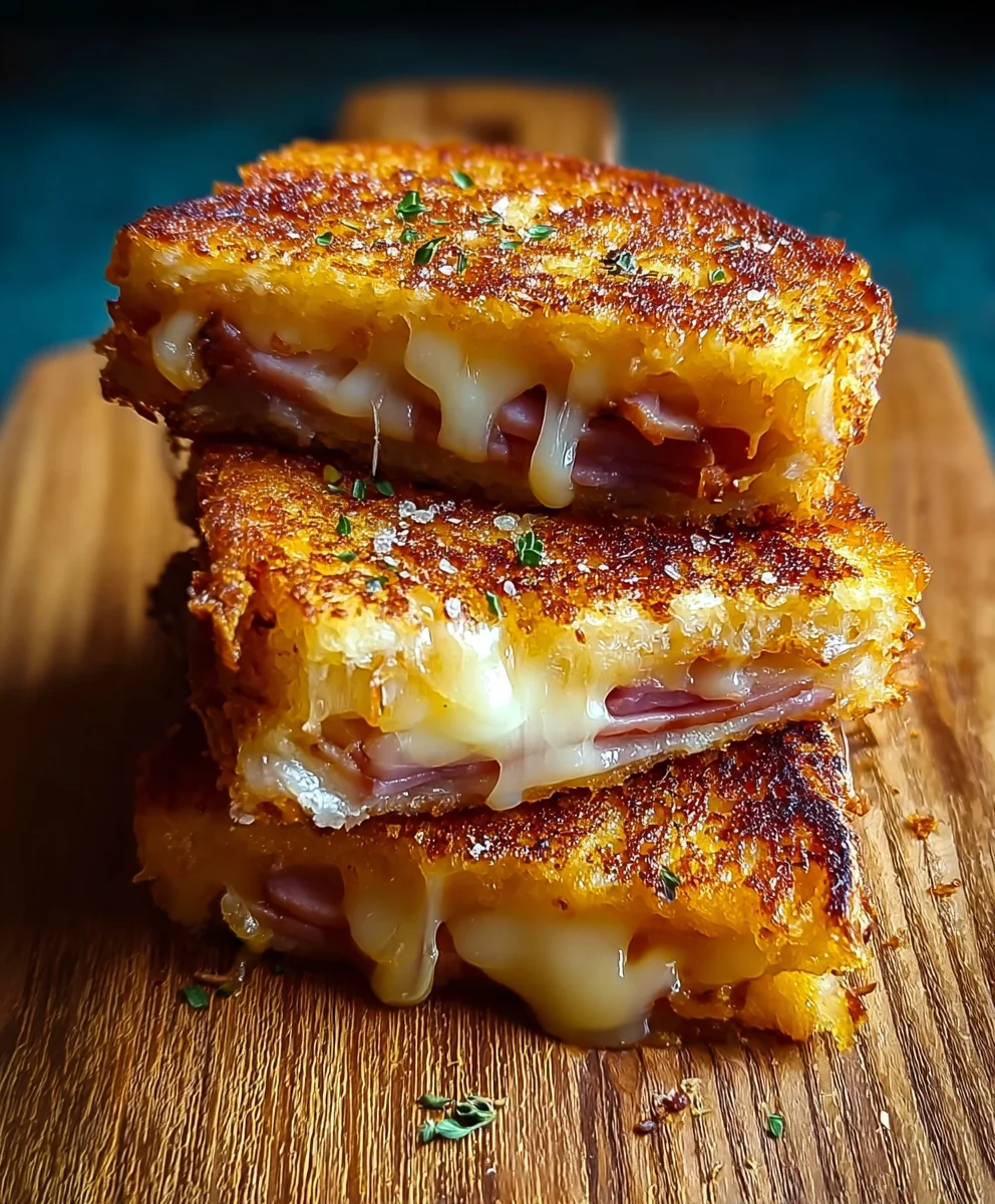 Hash Brown Hawaiian Toastie - Savory Beef & Pineapple Treat