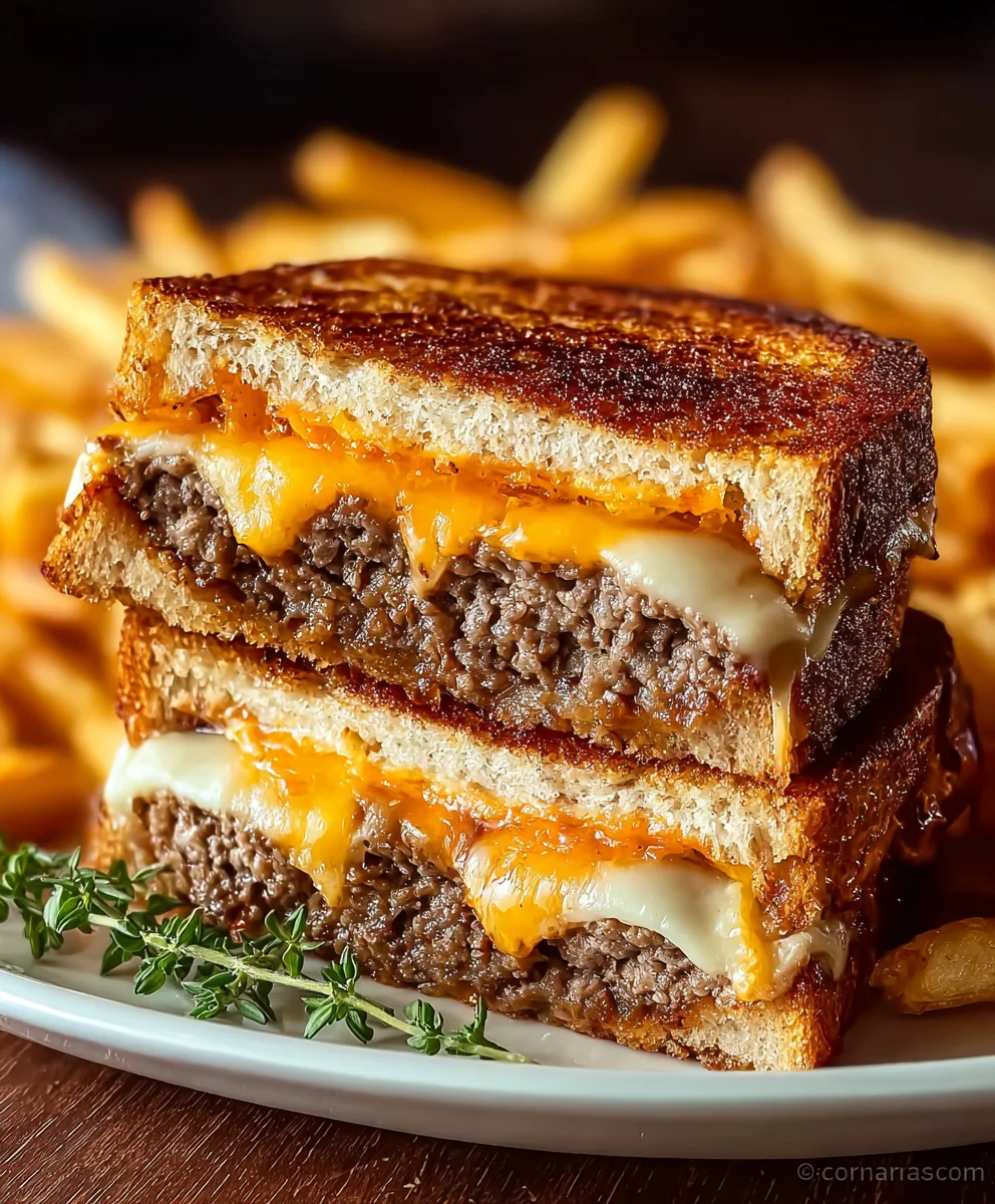 Classic Beef Patty Melt- A Diner Favorite