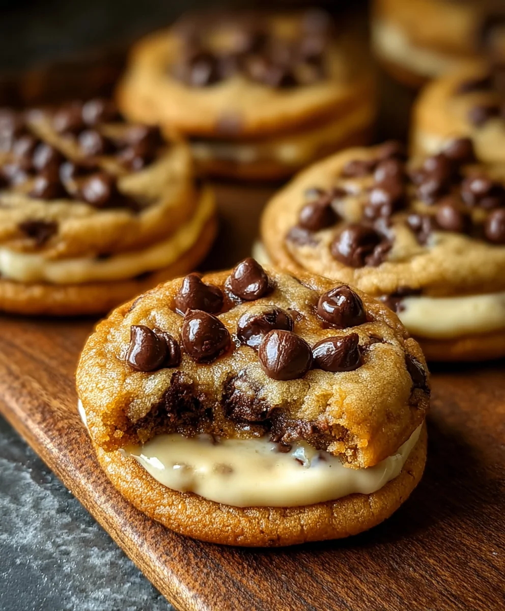 Cheesecake-Stuffed Chocolate Chip Cookies-Decadent Treat