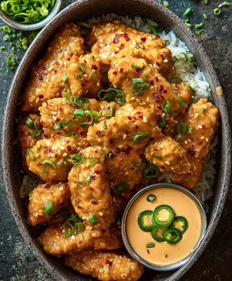 Easy Bang Bang Chicken Recipe-Spicy Creamy Delight