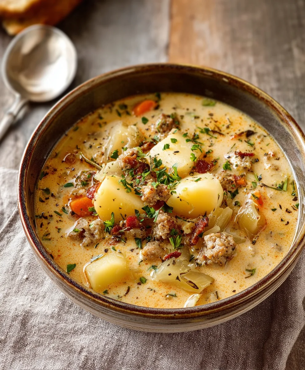 Hearty Potato Beef Chowder - Easy Comfort Food
