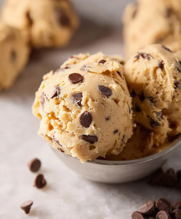 Edible Chocolate Chip Cookie Dough-Safe-Delicious