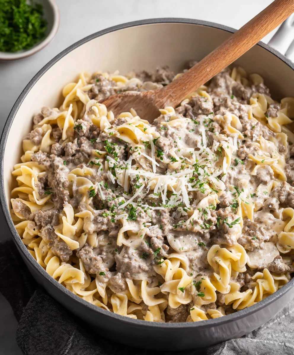 Quick Ground Beef Stroganoff Easy Weeknight Dinner