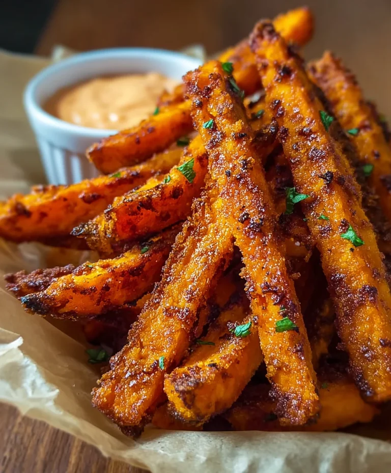 Crispy Oven Baked Sweet Potato Fries-Easy Recipe