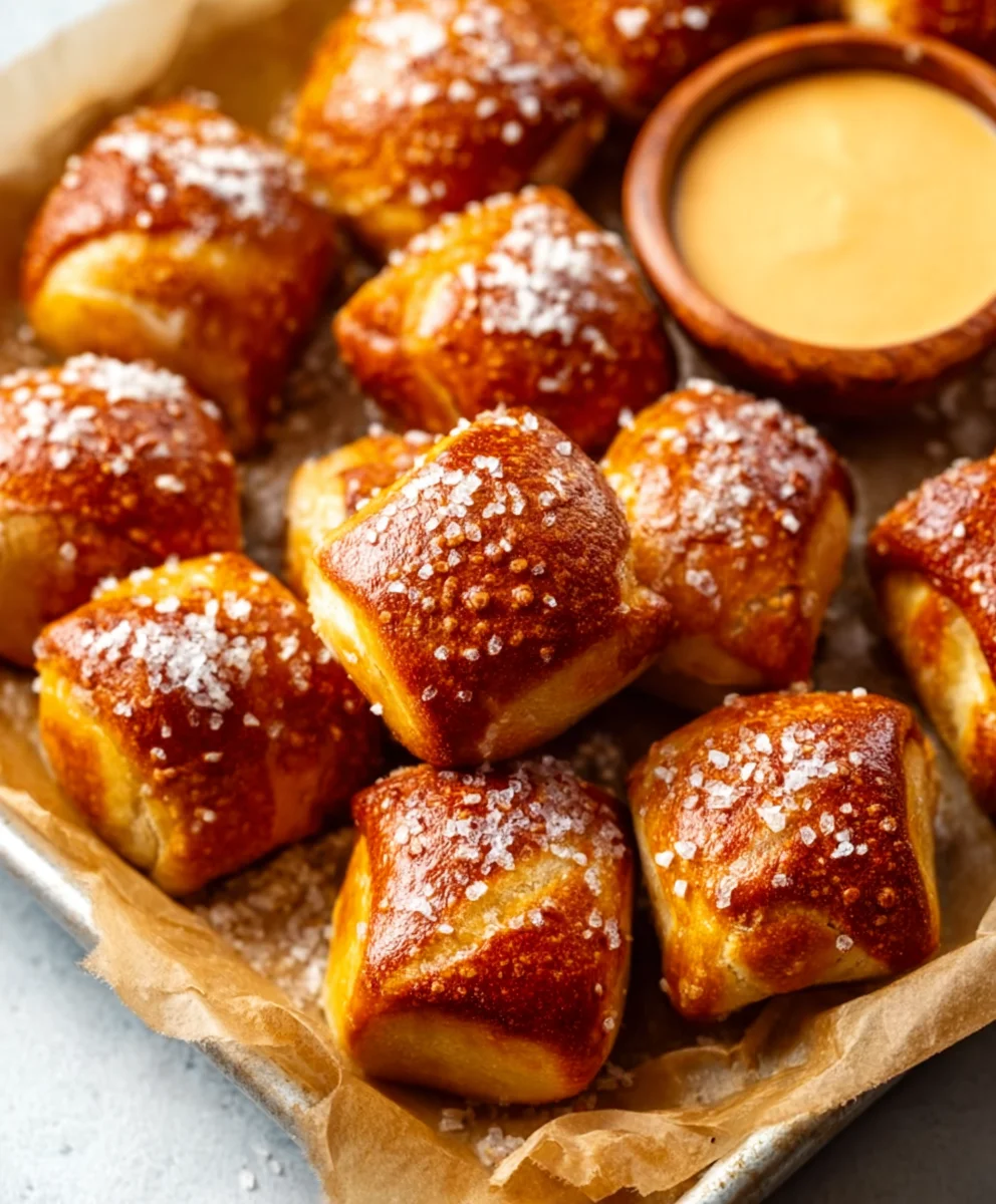 Buttery Soft Pretzel Bites-Easy Homemade Snack