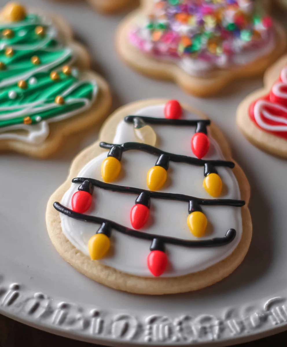 Christmas Lights Sugar Cookies - Festive & Fun Recipe