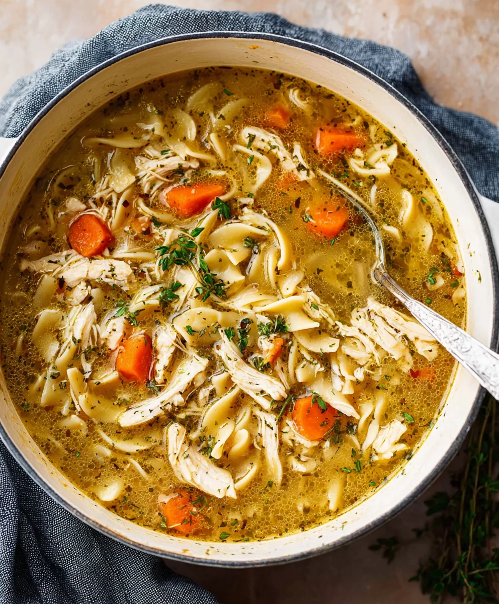 Easy Chicken Noodle Soup - Comforting & Delicious