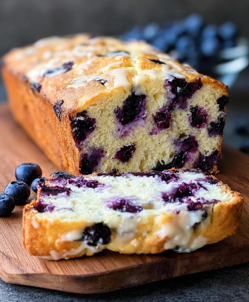 Blueberry Cream Cheese Bread-Easy & Delicious Recipe
