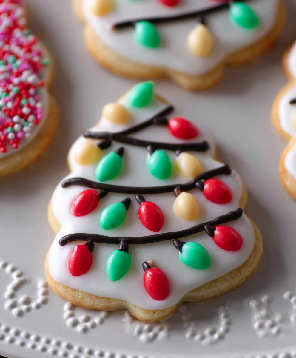 Christmas Lights Sugar Cookies - Festive & Fun Recipe