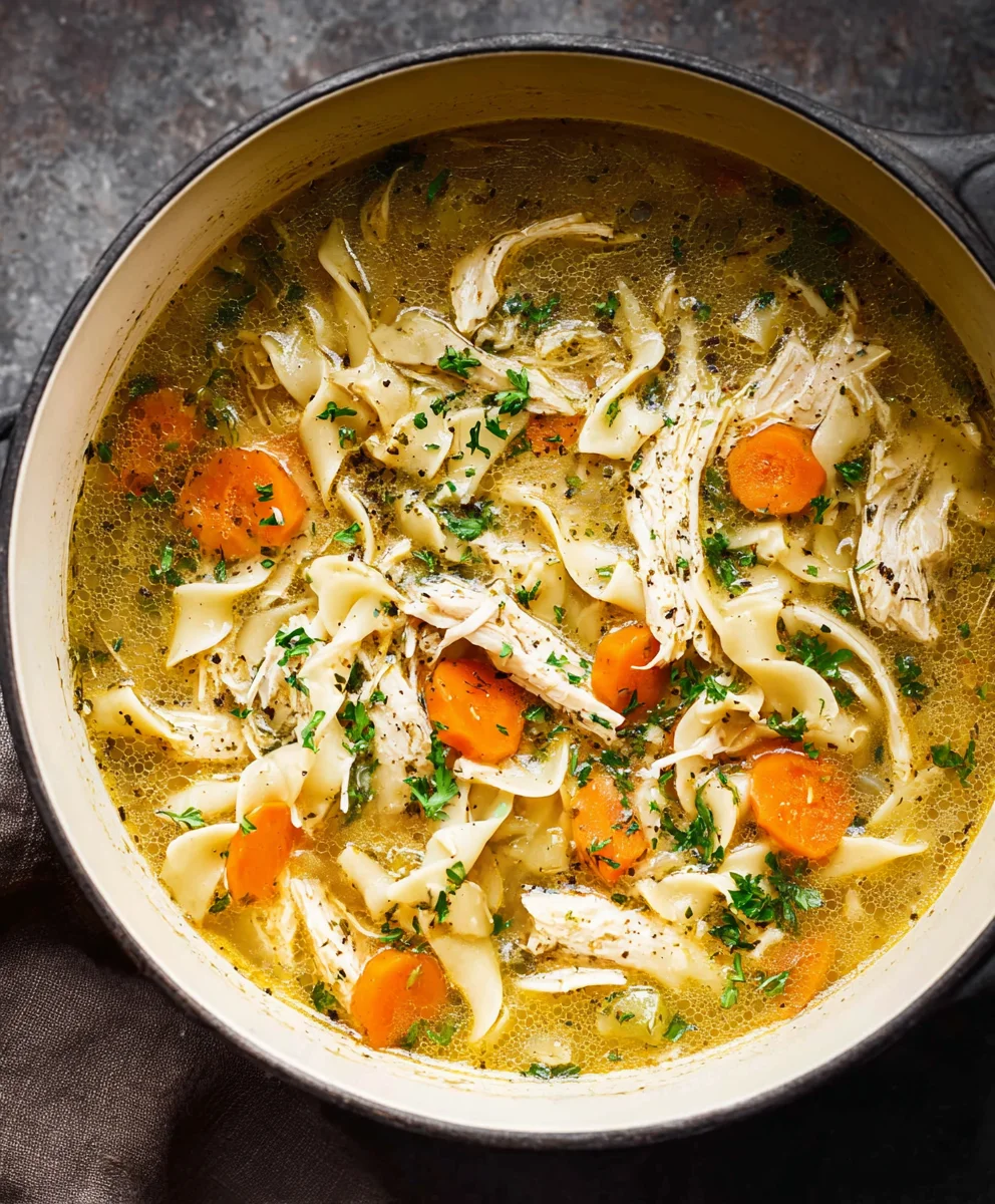 Easy Chicken Noodle Soup - Comforting & Delicious