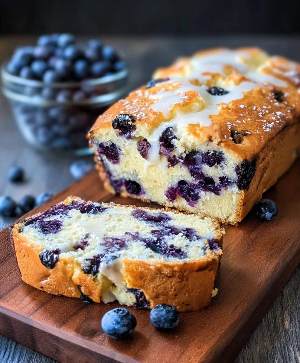Blueberry Cream Cheese Bread-Easy & Delicious Recipe