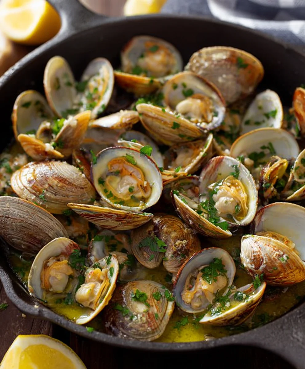 Garlic Butter Clams Recipe - Quick & Easy Seafood Delight