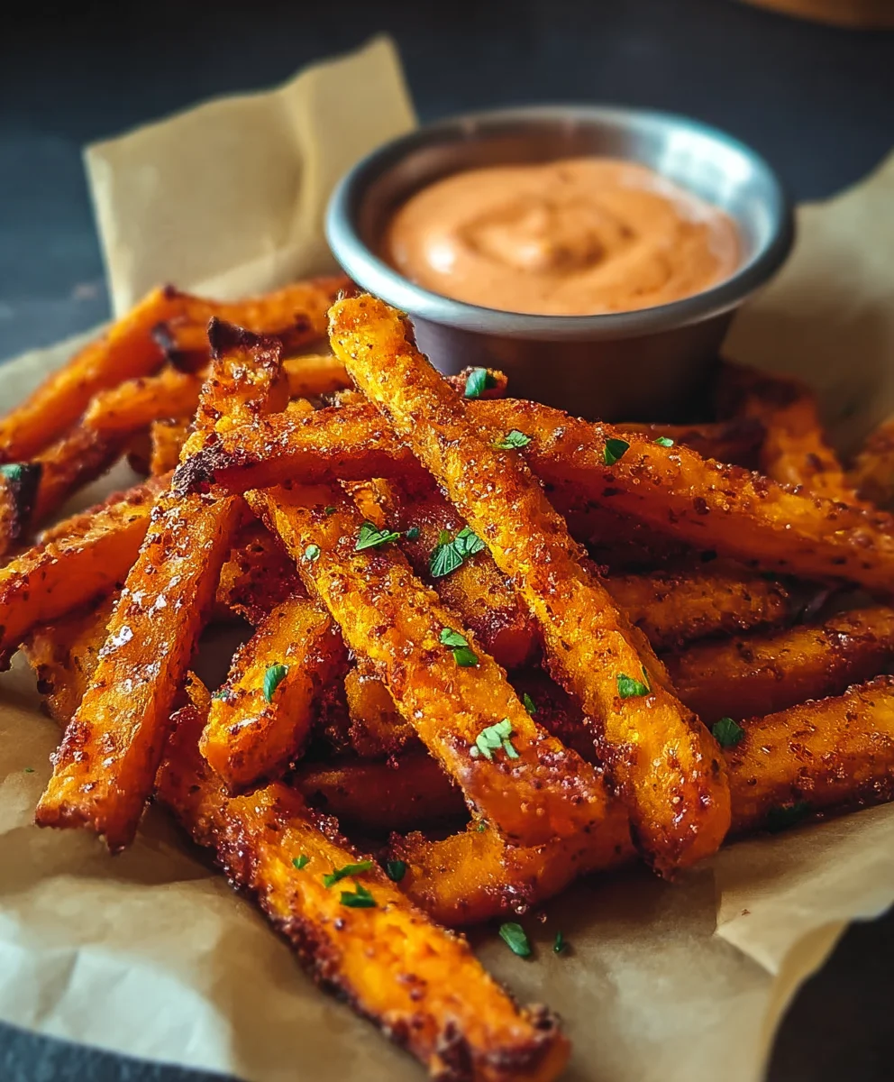 Crispy Oven Baked Sweet Potato Fries-Easy Recipe
