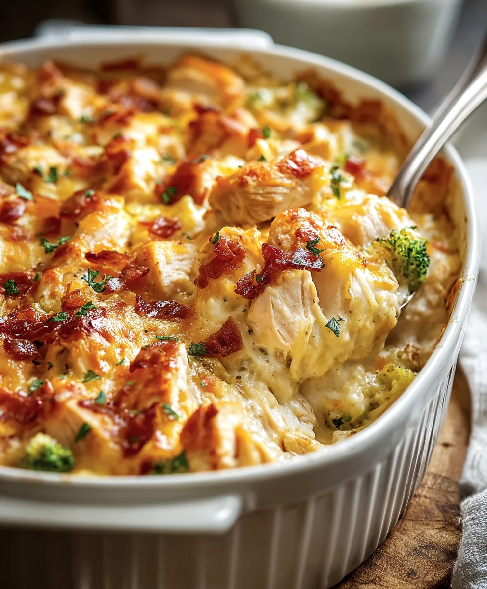 Easy Low-Carb Chicken Casserole Recipe Delight