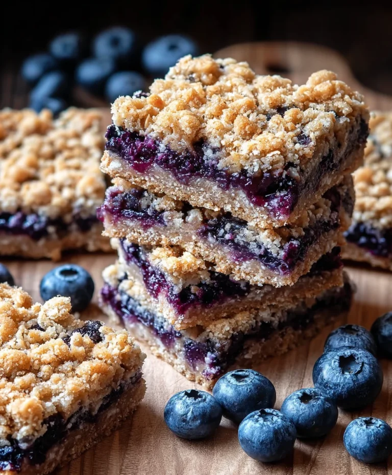 Healthy Blueberry Oatmeal Bars-Easy & Delicious