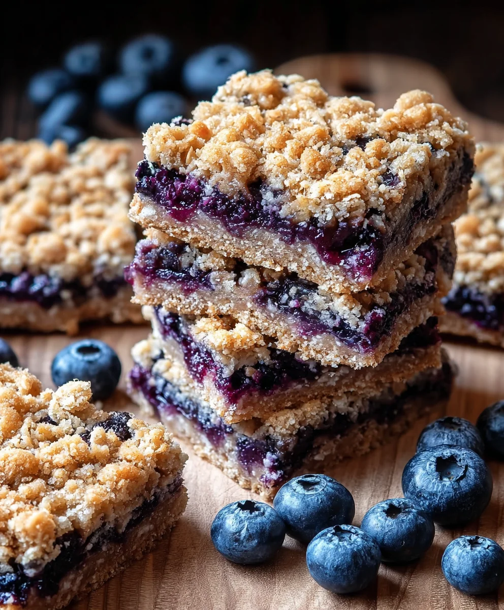 Healthy Blueberry Oatmeal Bars-Easy & Delicious