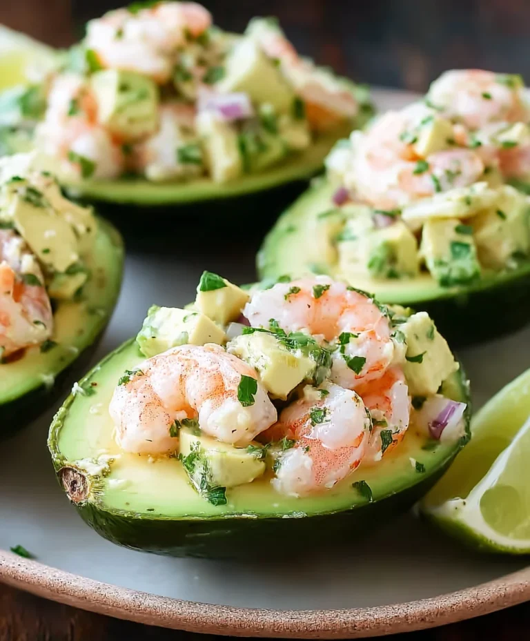 Shrimp Salad Stuffed Avocados – Quick & Easy Meal