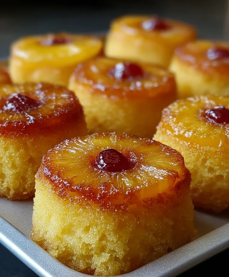 Easy Mini Pineapple Cakes – Delicious & Quick Dessert