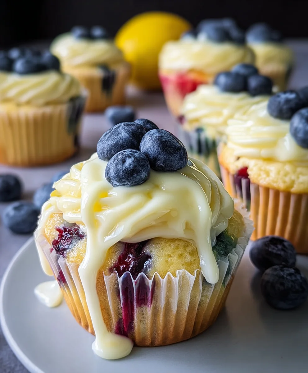 Summer Lemon Berry Cupcakes - Fresh & Fruity Dessert