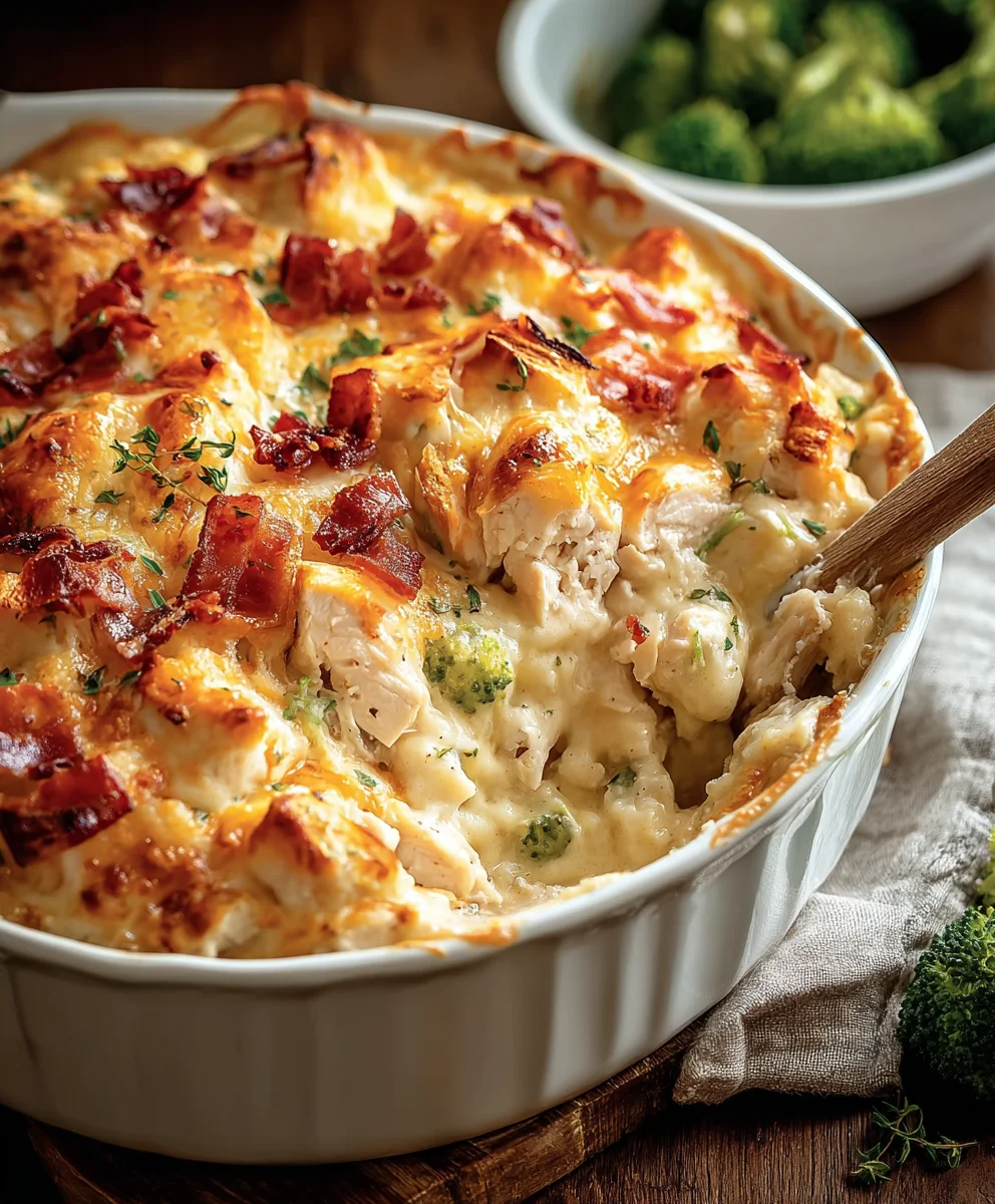 Easy Low-Carb Chicken Casserole Recipe Delight