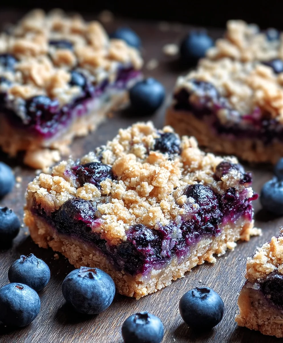 Healthy Blueberry Oatmeal Bars-Easy & Delicious