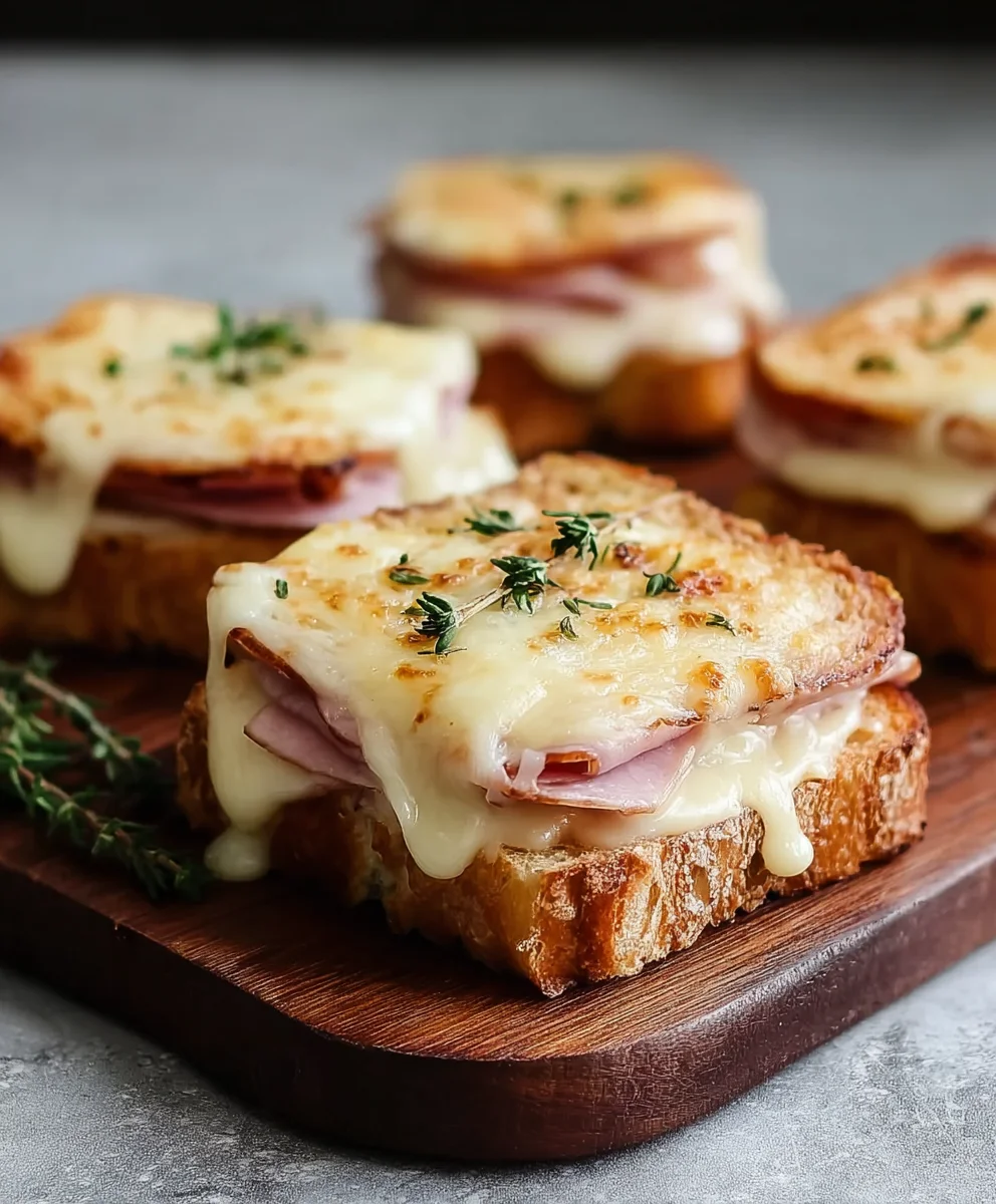 Easy Mini Croque Monsieur Recipe- Delicious Beef & Cheese Bites