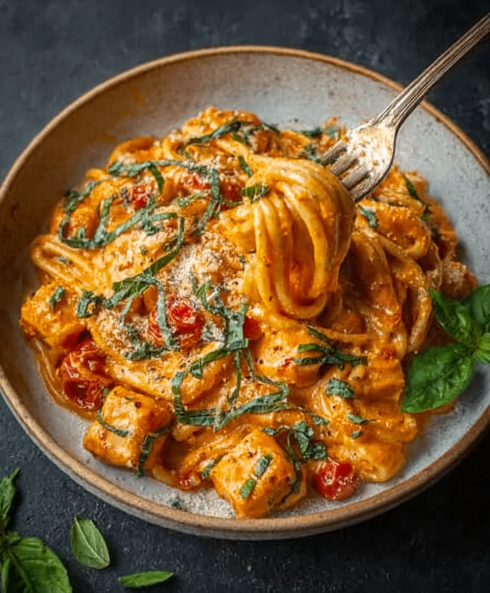 Creamy Tomato Garlic Pasta - Easy & Delicious Recipe