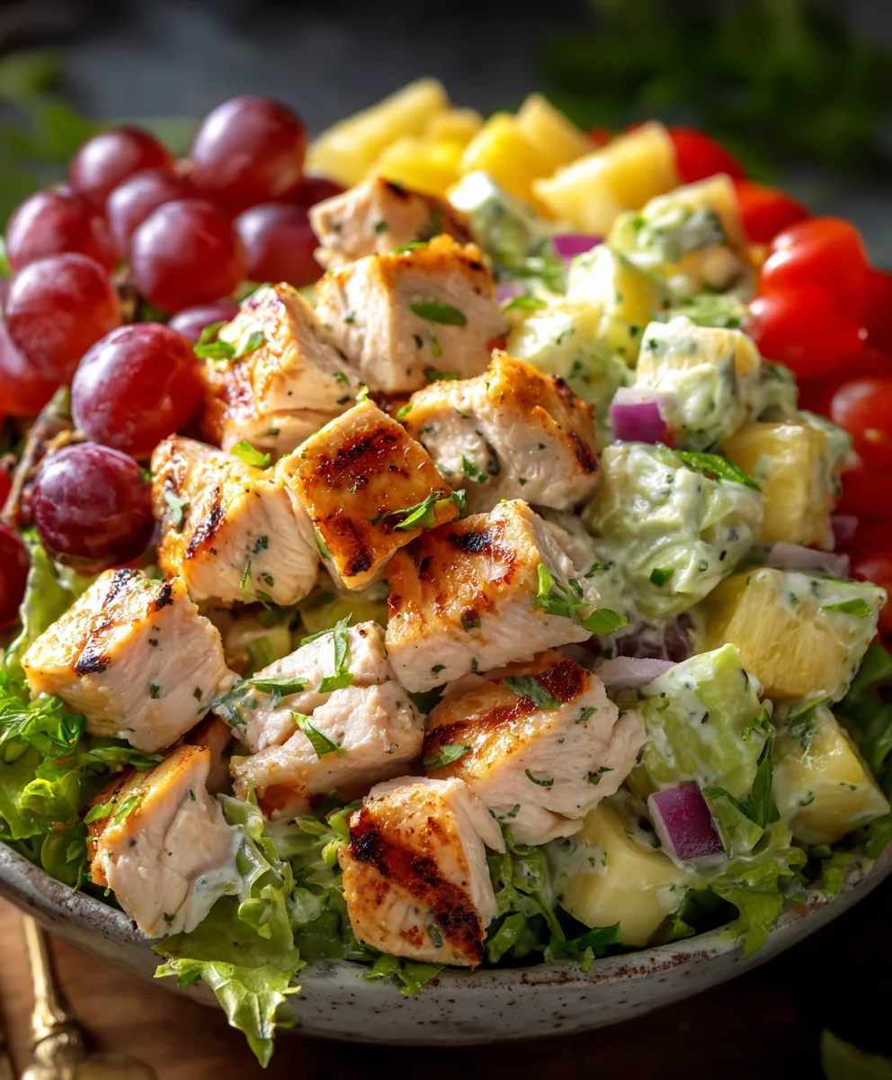 Hawaiian Chicken Salad - Gluten-Free Whole Health