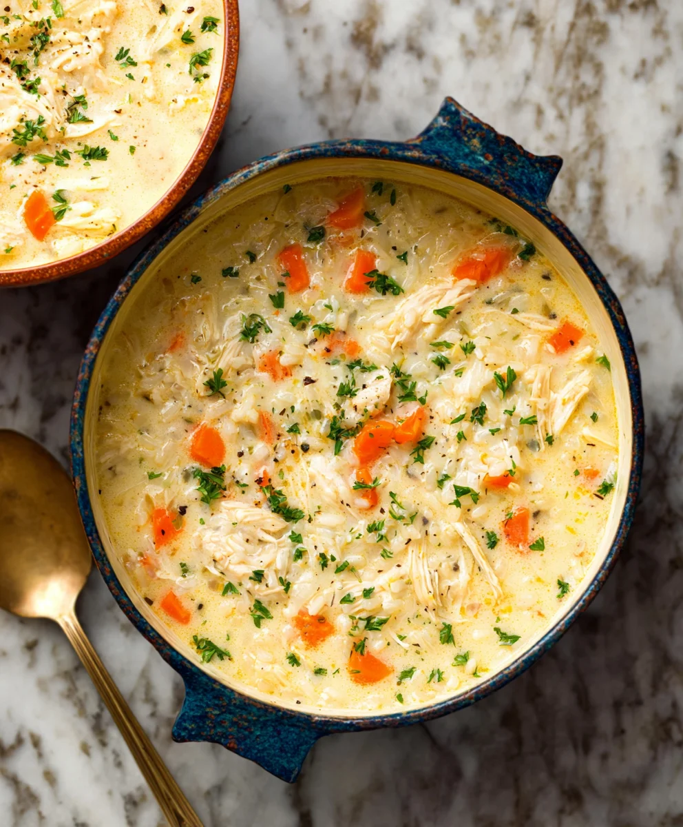 Creamy Chicken and Rice Soup Recipe