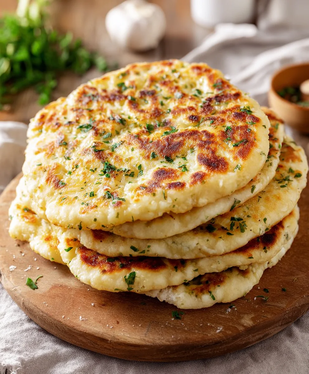Easy Garlic Flatbreads - Simple & Delicious Recipe