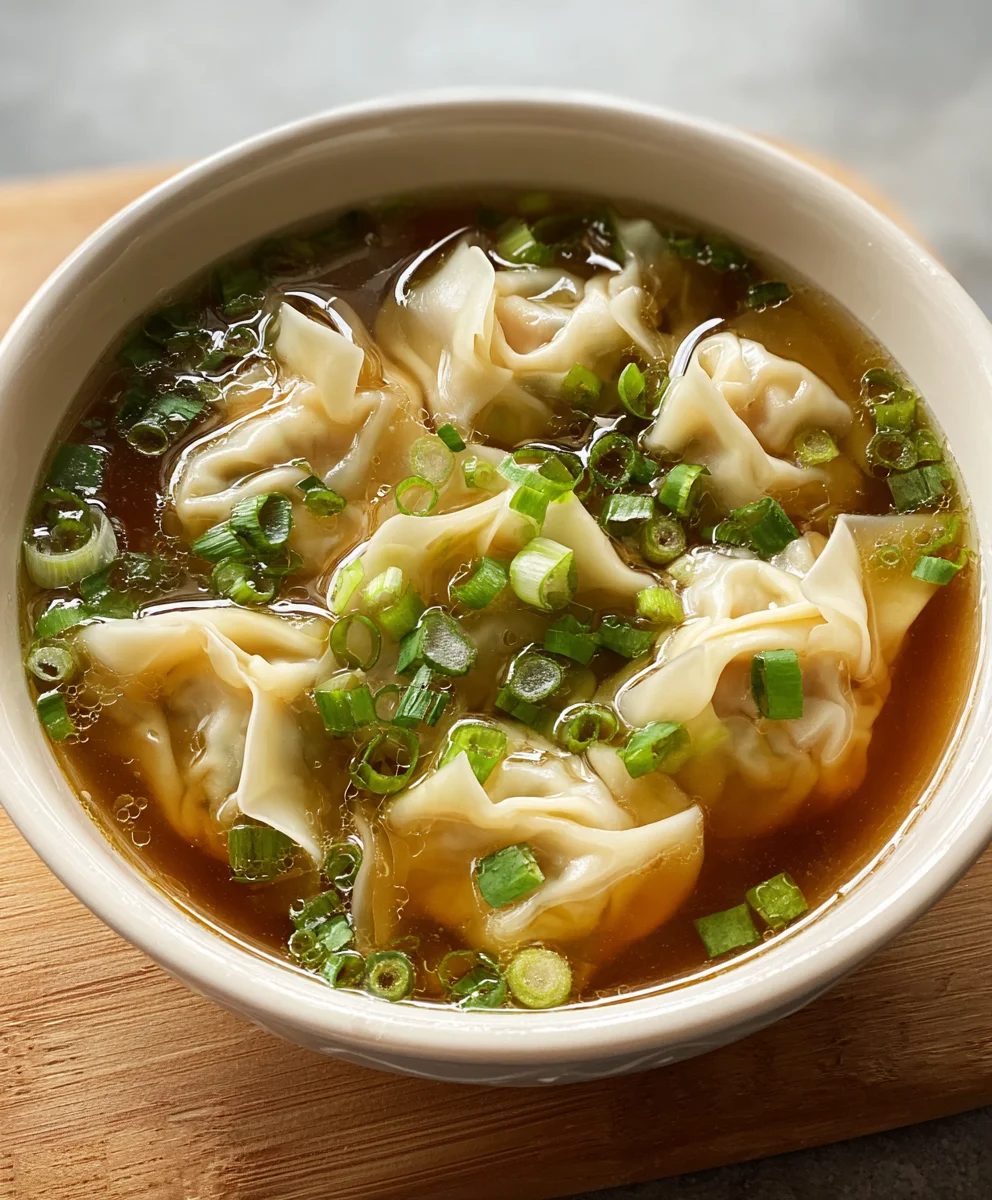 Easy Beef Wonton Soup Recipe - Comforting & Quick