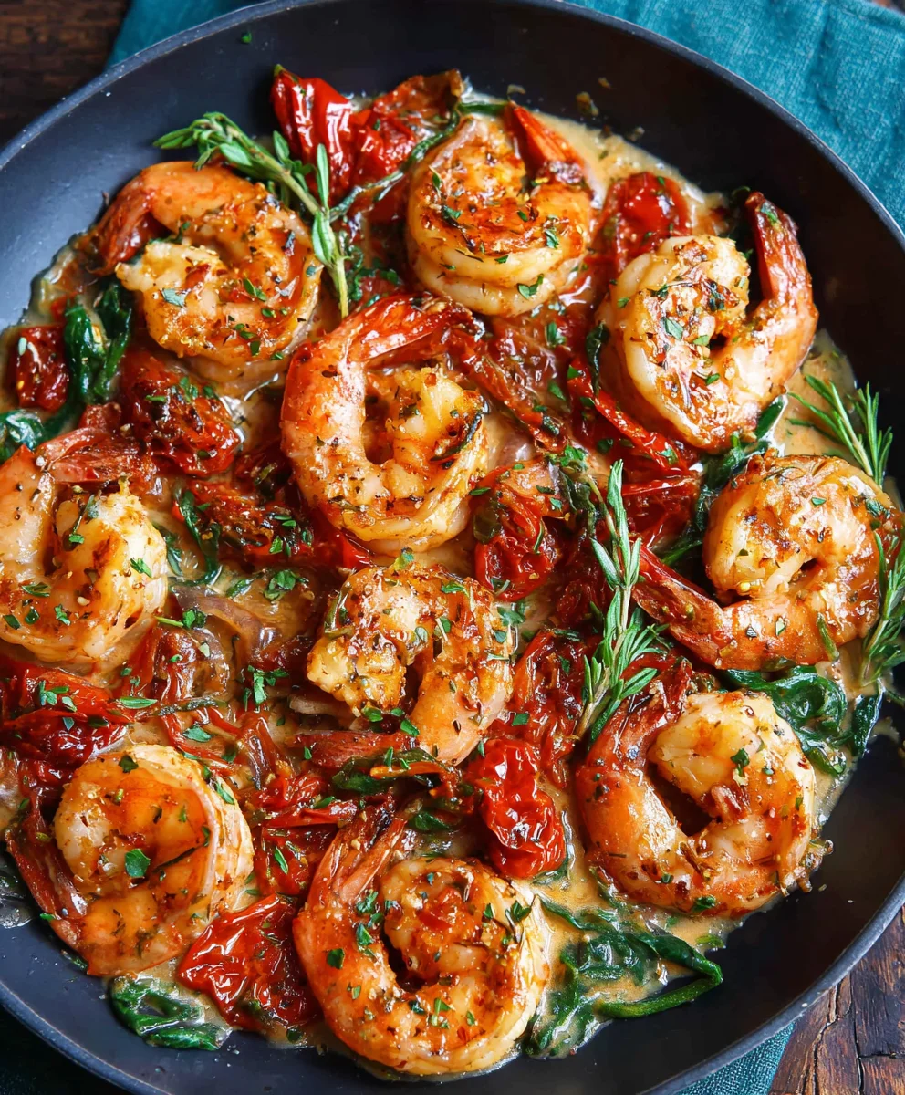 One-Pan Tuscan Shrimp - Quick 30-Minute Dinner