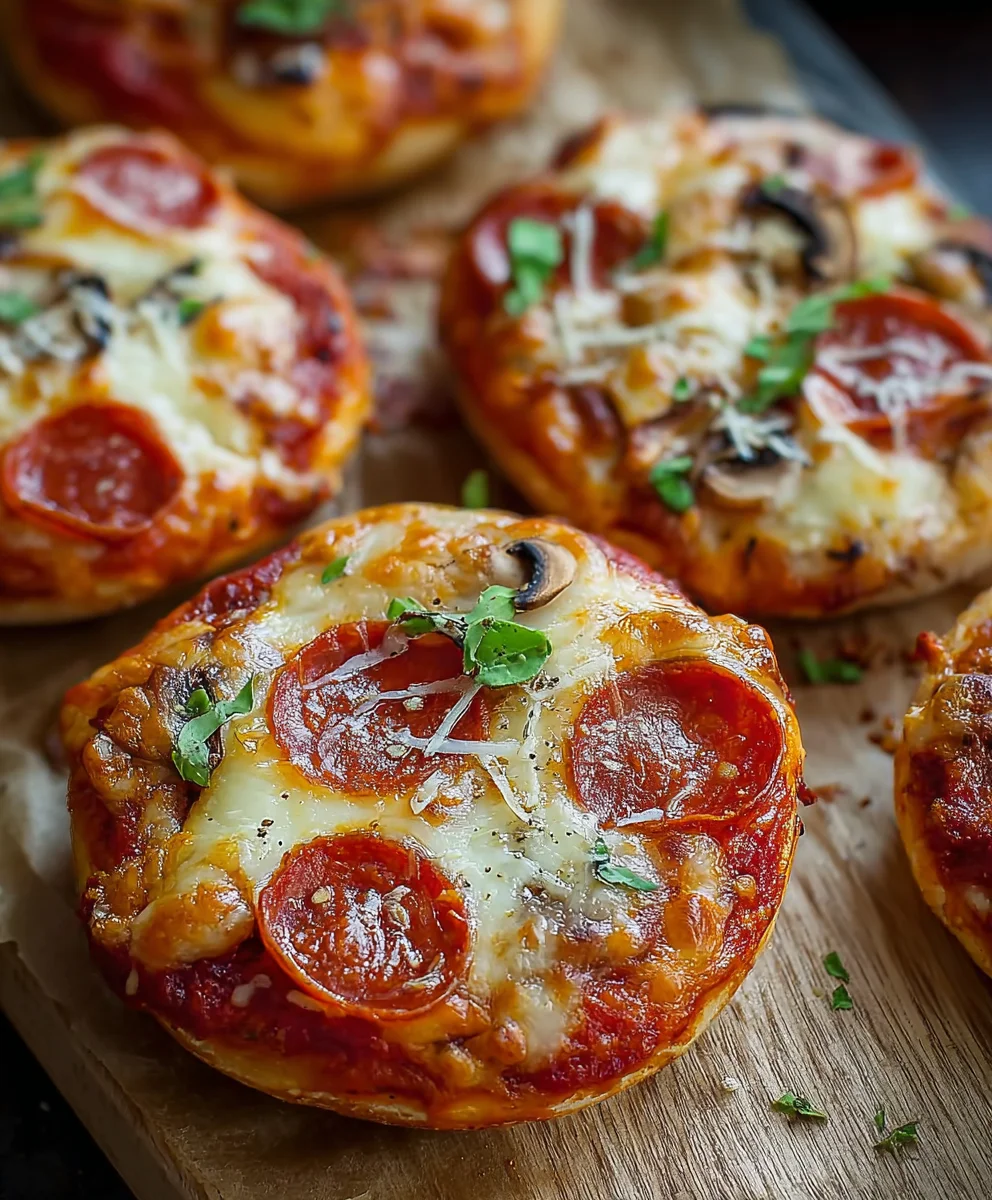 Easy Mini Lunchbox Pizzas-Quick Kid-Friendly Bites