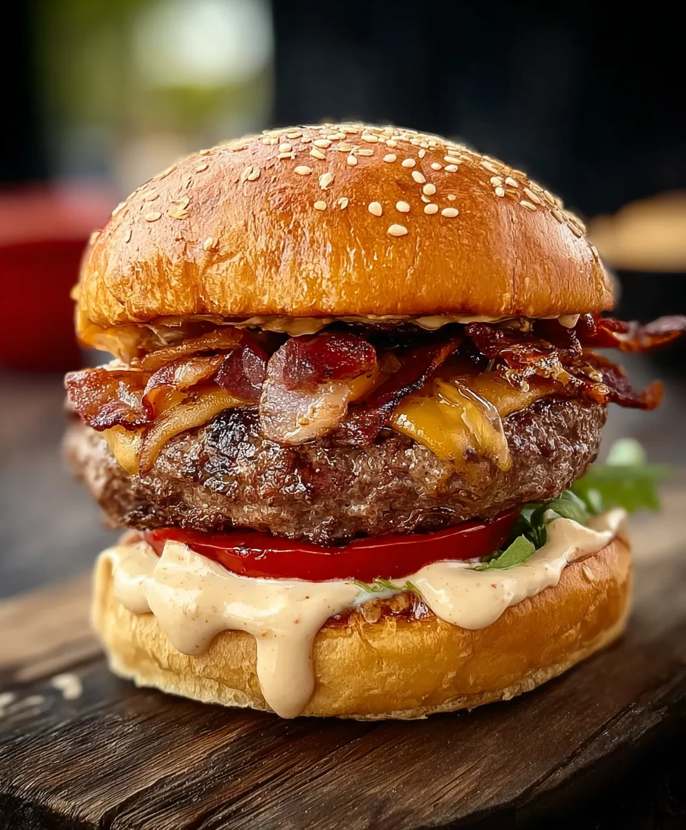 Best Beef Smash Burgers with Beef Baconnaise Recipe