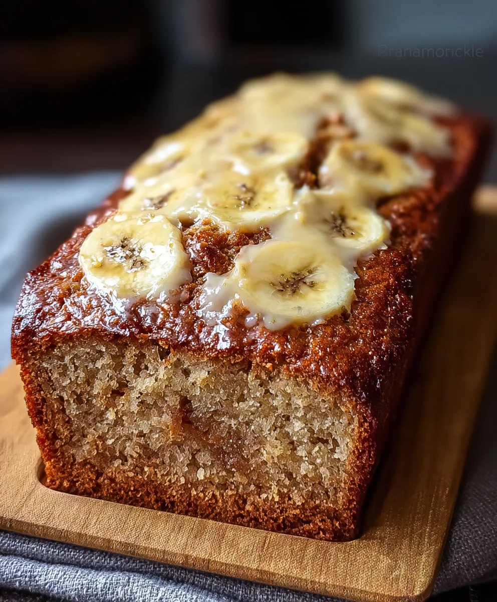 Cream Cheese Banana Bread-Rich Moist Flavor