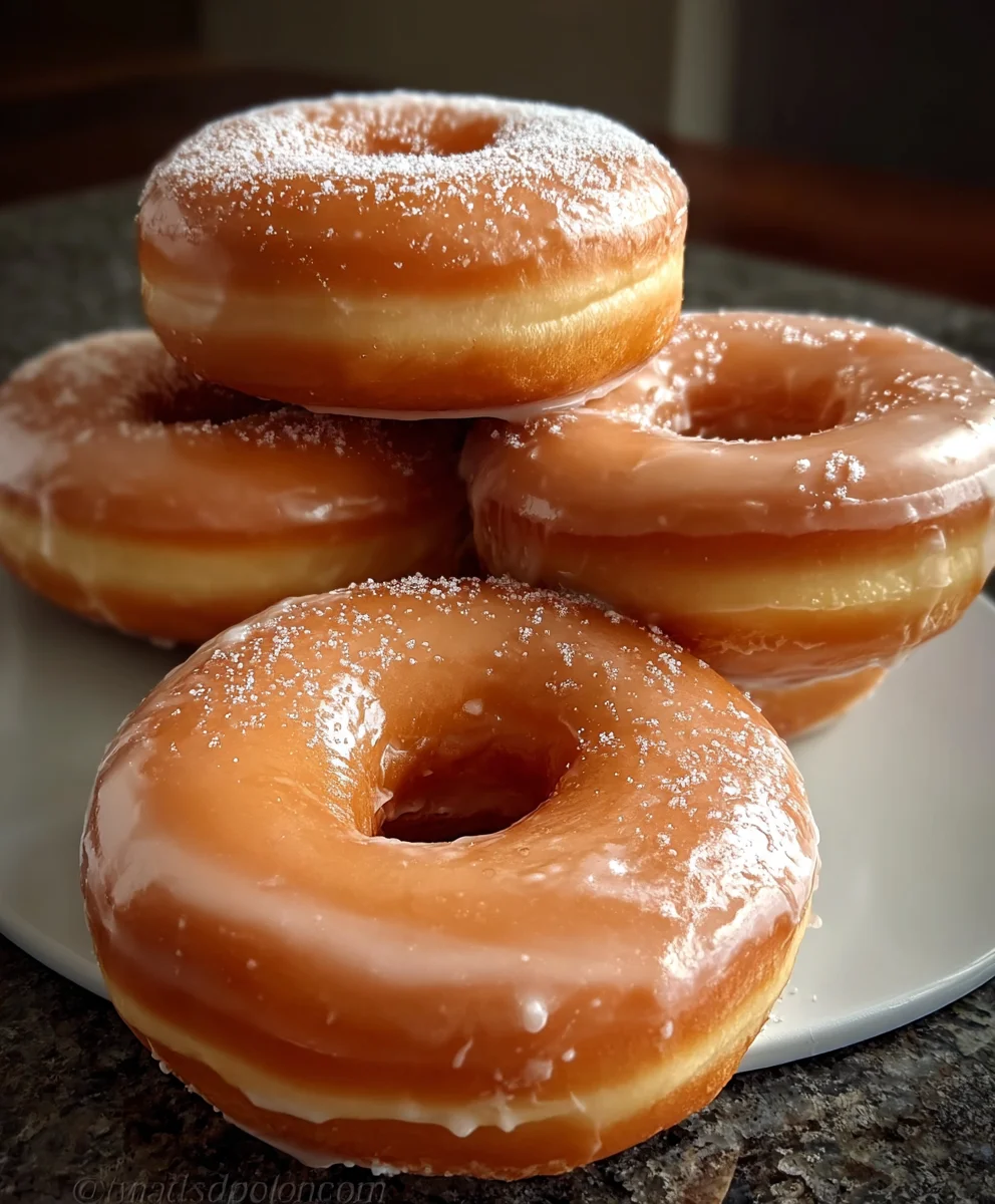 Homemade Krispy Kremes-Easy Glazed Donut Recipe