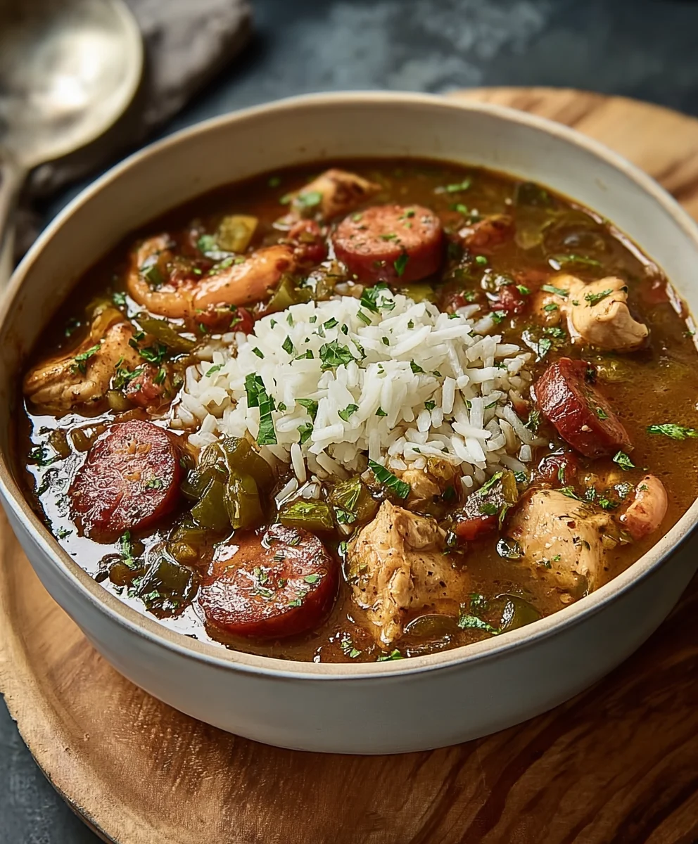 Classic Chicken and Beef Gumbo - Authentic Flavor