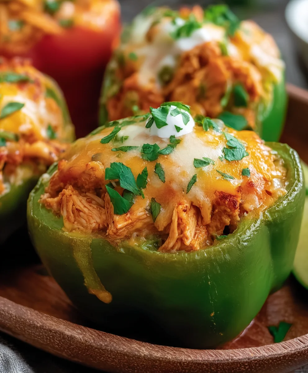 Easy Chicken Stuffed Peppers Recipe