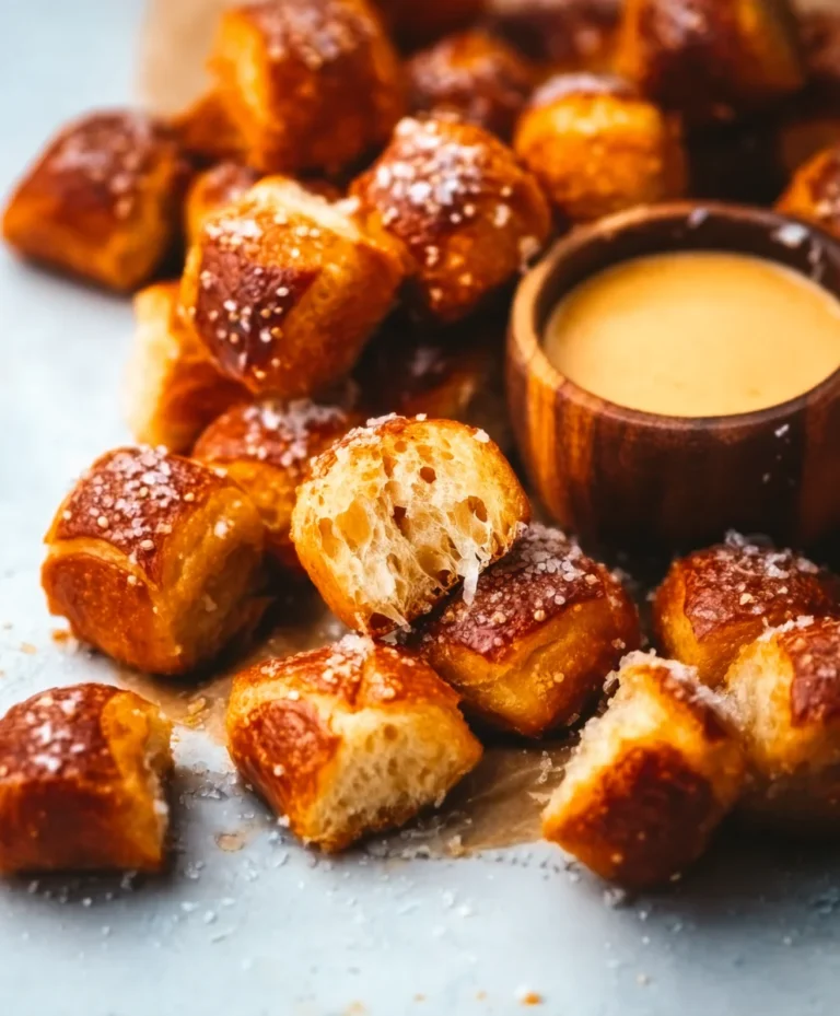 Buttery Soft Pretzel Bites-Easy Homemade Snack