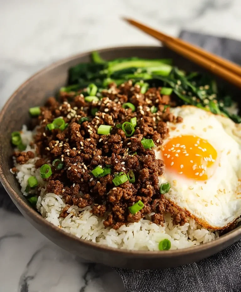 Quick Korean Ground Beef Bowl – Easy Weeknight Dinner