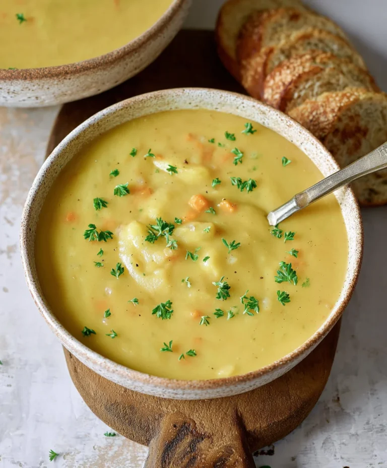Creamy Vegan Potato Soup-Hearty & Delicious