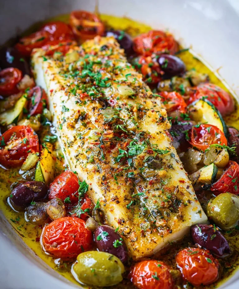 Easy Mediterranean Baked Fish – Simple Healthy Dinner