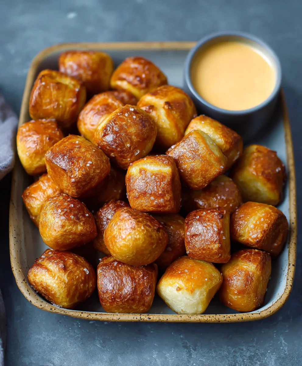 Easy Soft Pretzel Bites Recipe - Homemade Delicious