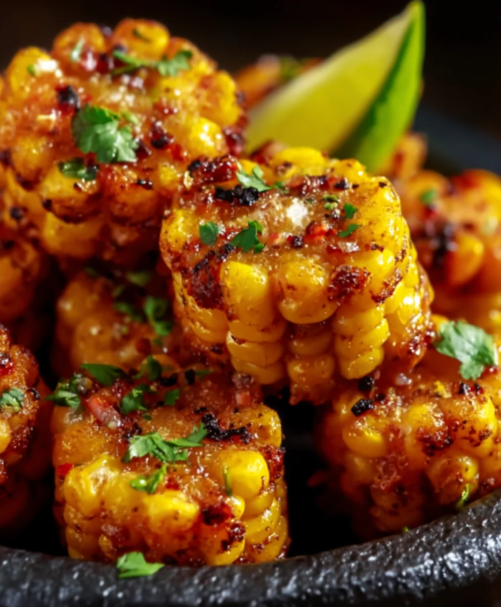Spicy Mexican Corn Bites-Easy Appetizer Recipe