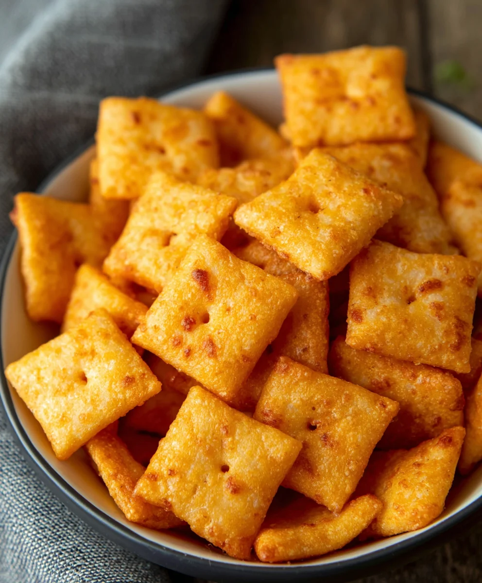 Easy Gluten Free Cheez Its - Delicious Cheesy Crackers