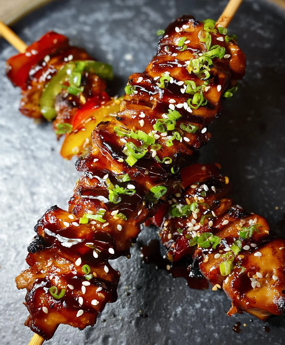Easy Teriyaki Beef Skewers-Quick & Delicious